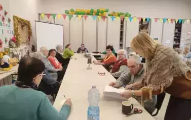 Pierwsze tegoroczne spotkanie z pracownikiem socjalnym