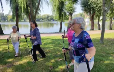 Zajęcia z pielęgniarką środowiskową i Nordic Walking
