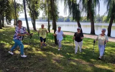 Zajęcia z pielęgniarką środowiskową i Nordic Walking