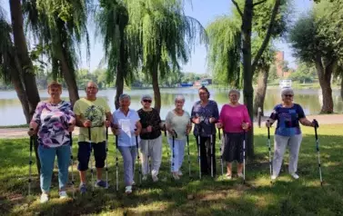Zajęcia z pielęgniarką środowiskową i Nordic Walking